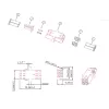 Adattatore in fibra LogiLink FA02LC8 LC Duplex, 12 pezzi, con flangia, viola