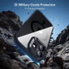 Custodia ESR Classic Hybrid MagSafe con vetro temperato per Apple iPhone 17, trasparente/nera
