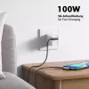 Cavo USB 2.0 Type-C LogiLink CU0460, C/M 90° a C/M 90°, 480 Mbps, 100W, metallo, argento/nero, 0,5 m