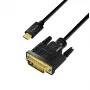Cavo Logilink UA0474 USB 3.2 Gen1 Type-C, C/M a DVI-D/M, 1080p/60 Hz, nero, 3 m