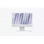 Apple iMac 24-inch Z1EH, CPU M4 10-core, GPU 10-core, 24 GB RAM, 256 GB SSD, macOS, argento, tastiera tedesca