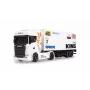 Amewi Mini-Scania 730 S con rimorchio a cassa 1:64 RTR, bianco (22784)