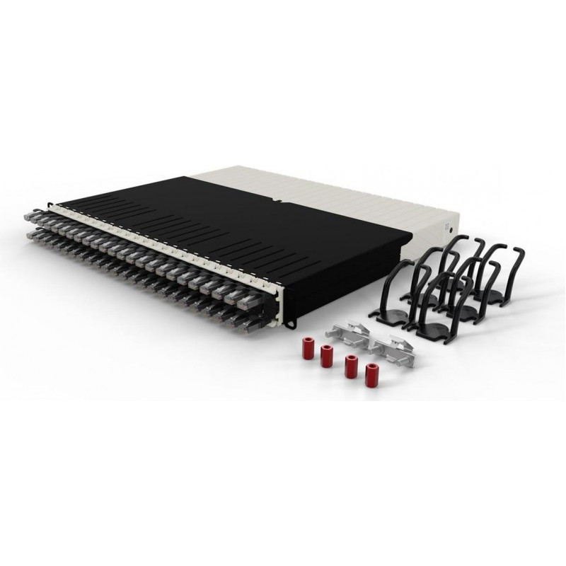 Patch panel Patchbox .one 8RU UTP, nero (PONEX8UTPBK)