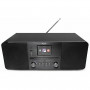Xoro HMT 620 Radio internet stereo all-in-one con lettore CD, DAB+, FM, Spotify, Bluetooth, nera (SAT100373)