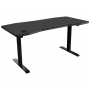 Scrivania gaming Nitro Concepts D16E NC-GP-DK-008, Carbon Black, 1600x800, regolabile elettricamente in altezza