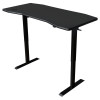 Scrivania gaming Nitro Concepts D16E NC-GP-DK-008, Carbon Black, 1600x800, regolabile elettricamente in altezza