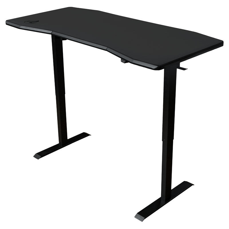 Scrivania gaming Nitro Concepts D16E NC-GP-DK-008, Carbon Black, 1600x800, regolabile elettricamente in altezza