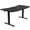 Scrivania gaming Nitro Concepts D16E NC-GP-DK-008, Carbon Black, 1600x800, regolabile elettricamente in altezza