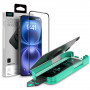 Vetro temperato ESR Armorite per Apple iPhone 16, cornice nera