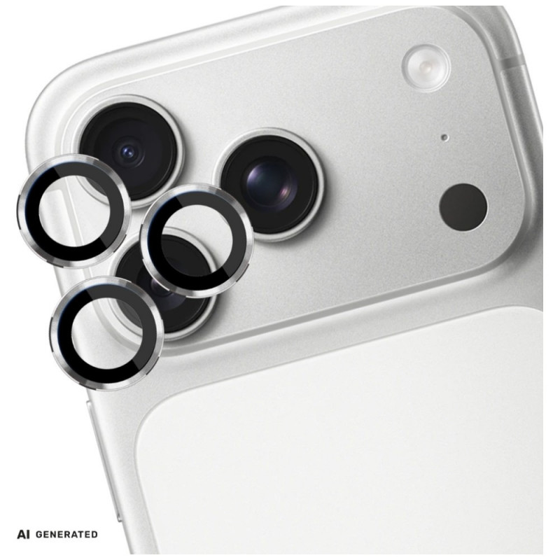 Protezione per lenti fotocamera 3MK Lens Protection Pro per Apple iPhone 18 Pro / 18 Pro Max, vetro temperato, azzurro