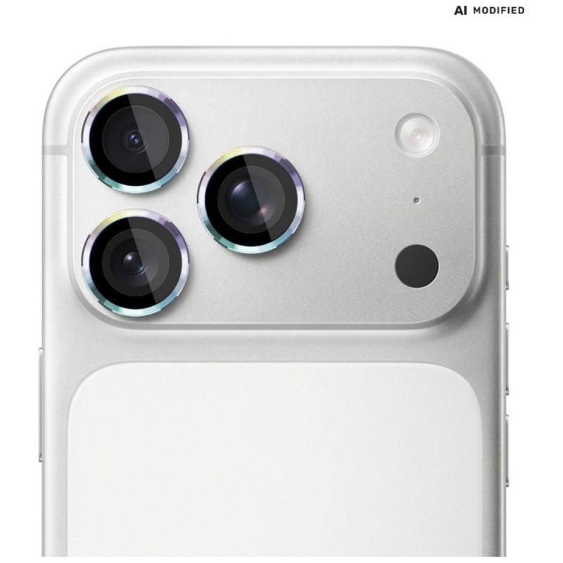 Protezione per lenti della fotocamera 3MK Lens Protection Pro per Apple iPhone 18 Pro / 18 Pro Max, vetro temperato, rainbow