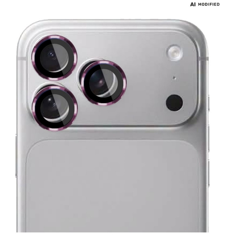 Protezione per lenti fotocamera 3MK Lens Protection Pro per Apple iPhone 18 Pro / 18 Pro Max, vetro temperato, bordeaux