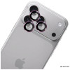 Protezione per lenti fotocamera 3MK Lens Protection Pro per Apple iPhone 18 Pro / 18 Pro Max, vetro temperato, bordeaux