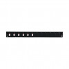 Pannello frontale in fibra per montaggio rack EFB Elektronik SB-FP-6SC-S-OM4, 1U, grigio, metallo, 432 mm
