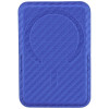 Portafoglio MagSafe BMW M Carbon Metal Logos, blu