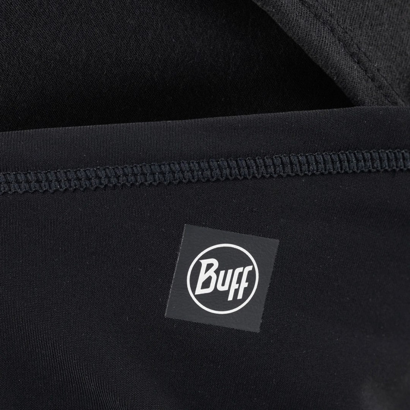 Passamontagna con cerniera Tech Fleece BUFF nero pieno