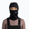 Passamontagna con cerniera Tech Fleece BUFF nero pieno