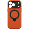 Custodia UNIQ Elix per Apple iPhone 18 Pro Max / 17 Pro Max, kickstand rotante a 360°, arancione
