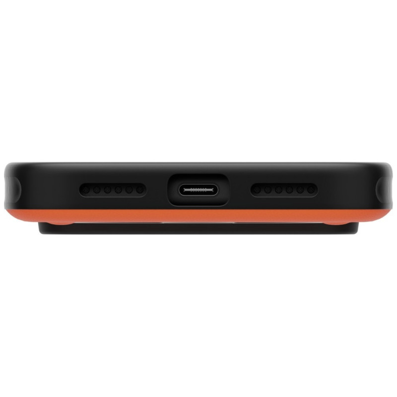 Custodia UNIQ Elix per Apple iPhone 18 Pro Max / 17 Pro Max, kickstand rotante a 360°, arancione