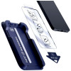 Vetro temperato 3MK HardGlass Max con applicatore per Apple iPhone 13 / 13 Pro / 14 / 16e / 17e, nero