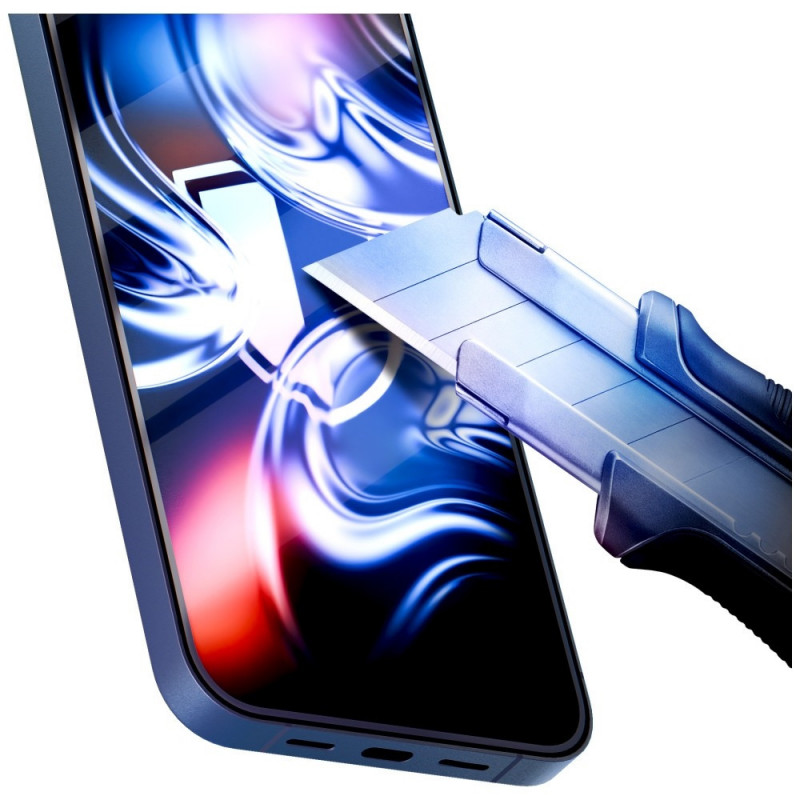 Vetro temperato 3MK HardGlass Max con applicatore per Apple iPhone 16 Pro Max