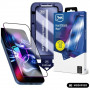Vetro temperato 3MK HardGlass Max per Apple iPhone 15 Pro, nero