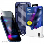 Vetro temperato 3MK HardGlass Max Privacy con applicatore per Google Pixel 10A, nero
