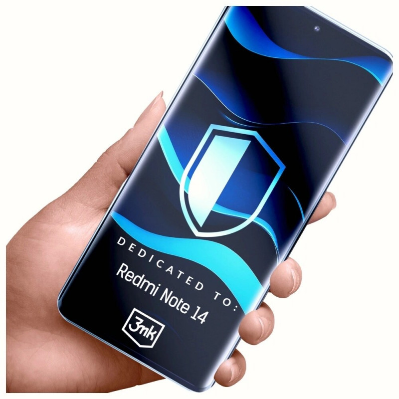 Proteggi schermo in vetro ibrido 3MK FlexibleGlass per Xiaomi Redmi Note 14 4G