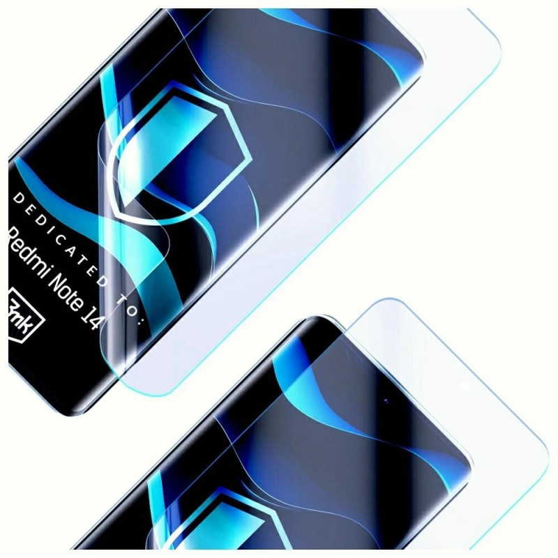 Proteggi schermo in vetro ibrido 3MK FlexibleGlass per Xiaomi Redmi Note 14 4G