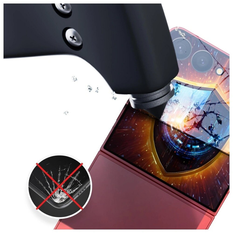 Pellicola protettiva per schermo privacy 3MK Silky Matt Privacy per Samsung Galaxy Z Flip7