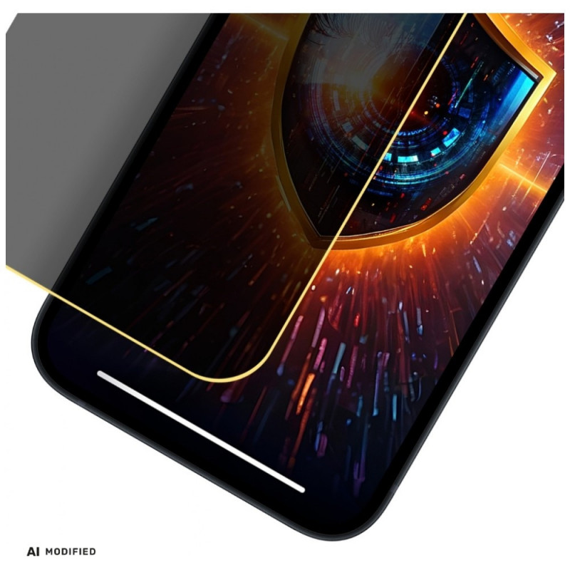 Pellicola protettiva per schermo privacy opaca 3MK Silky Matt Privacy per Realme 14 Pro