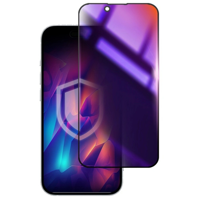 Vetro temperato privacy 3MK Rainbow Privacy per Apple iPhone 17e / 16e