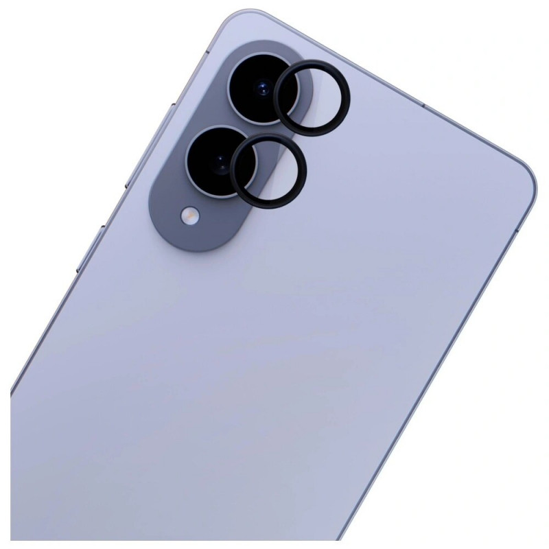 Vetro per fotocamera 3MK Lens Protection Pro per Samsung Galaxy S25 Edge, nero
