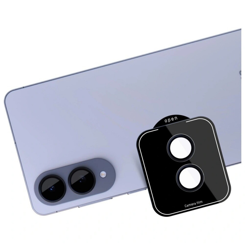 Vetro per fotocamera 3MK Lens Protection Pro per Samsung Galaxy S25 Edge, nero