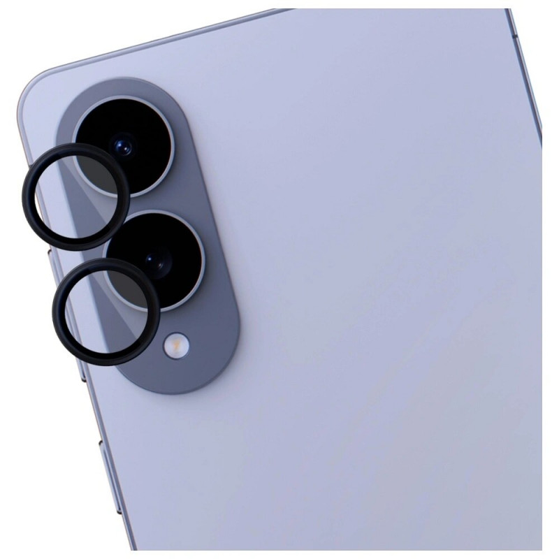 Vetro per fotocamera 3MK Lens Protection Pro per Samsung Galaxy S25 Edge, nero