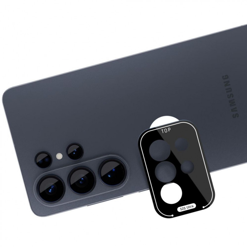 Protezione per lenti della fotocamera 3MK Lens Protection Pro per Samsung Galaxy S26 Ultra, nero