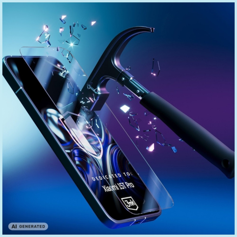 Vetro ibrido 3MK FlexibleGlass per Xiaomi 15T Pro 5G