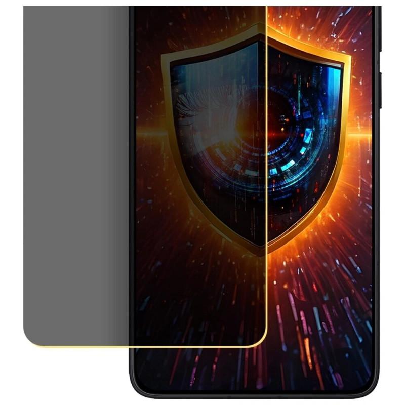 Pellicola protettiva per schermo privacy opaca 3mk Silky Matt Privacy per Xiaomi POCO F7 Pro / F7 Ultra