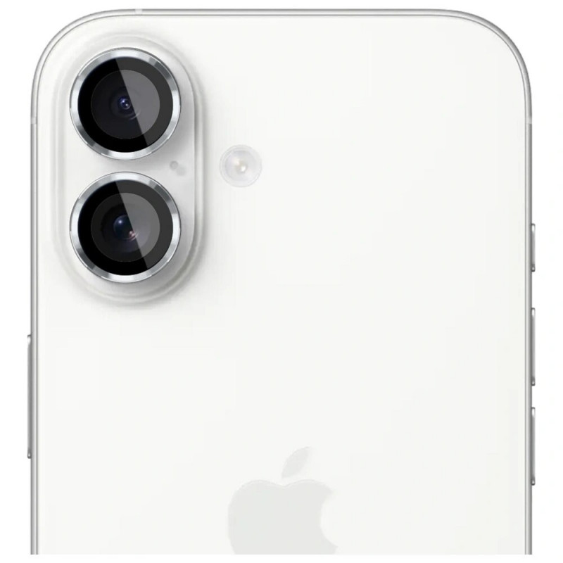Vetro di protezione per lenti della fotocamera 3MK Lens Protection Pro per Apple iPhone 17, argento