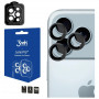 Vetro per lenti fotocamera 3MK Lens Protection Pro per Apple iPhone 17 Pro / 17 Pro Max, nero