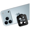 Vetro per lenti fotocamera 3MK Lens Protection Pro per Apple iPhone 17 Pro / 17 Pro Max, nero