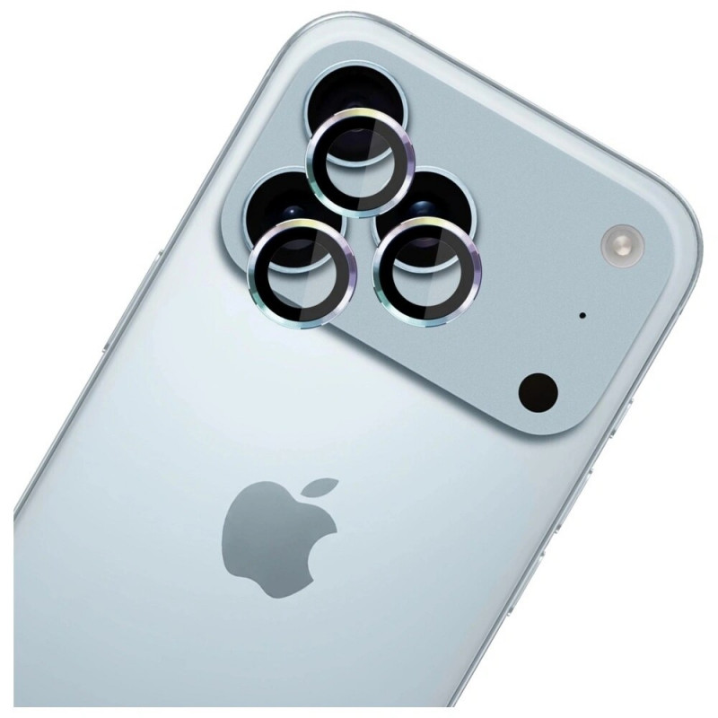 Vetro di protezione per lenti della fotocamera 3MK Lens Protection Pro per Apple iPhone 17 Pro / 17 Pro Max, multicolore