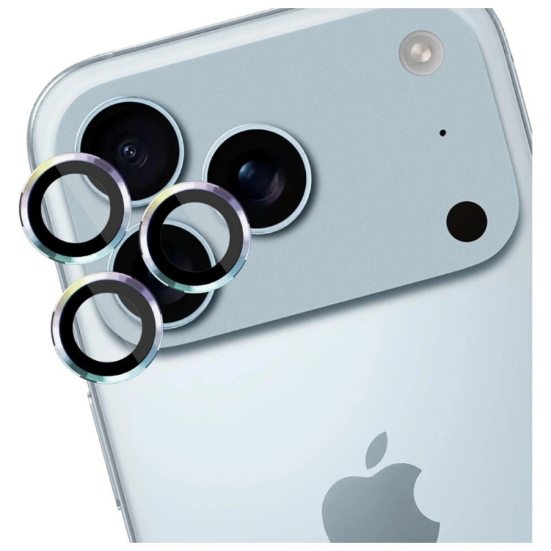 Vetro di protezione per lenti della fotocamera 3MK Lens Protection Pro per Apple iPhone 17 Pro / 17 Pro Max, multicolore