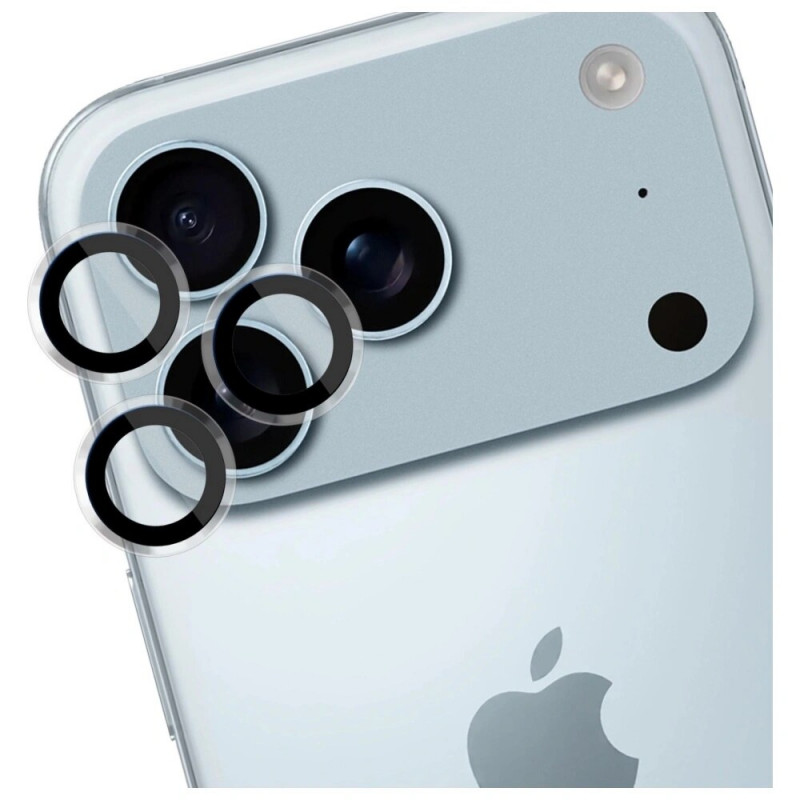 Vetro protettivo per lenti della fotocamera 3MK Lens Protection Pro per Apple iPhone 17 Pro / 17 Pro Max, trasparente