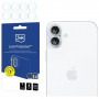 3MK Lens Protection vetro protettivo per lenti della fotocamera per Apple iPhone 17 (4 pz)