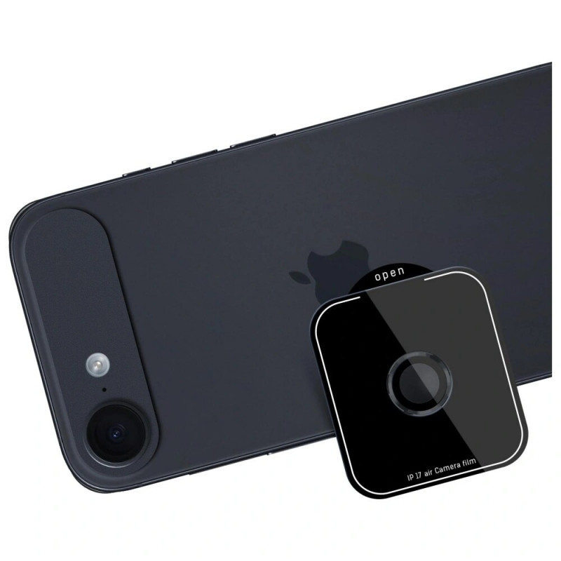 Vetro di protezione per lenti della fotocamera 3MK Lens Protection Pro per Apple iPhone Air, nero