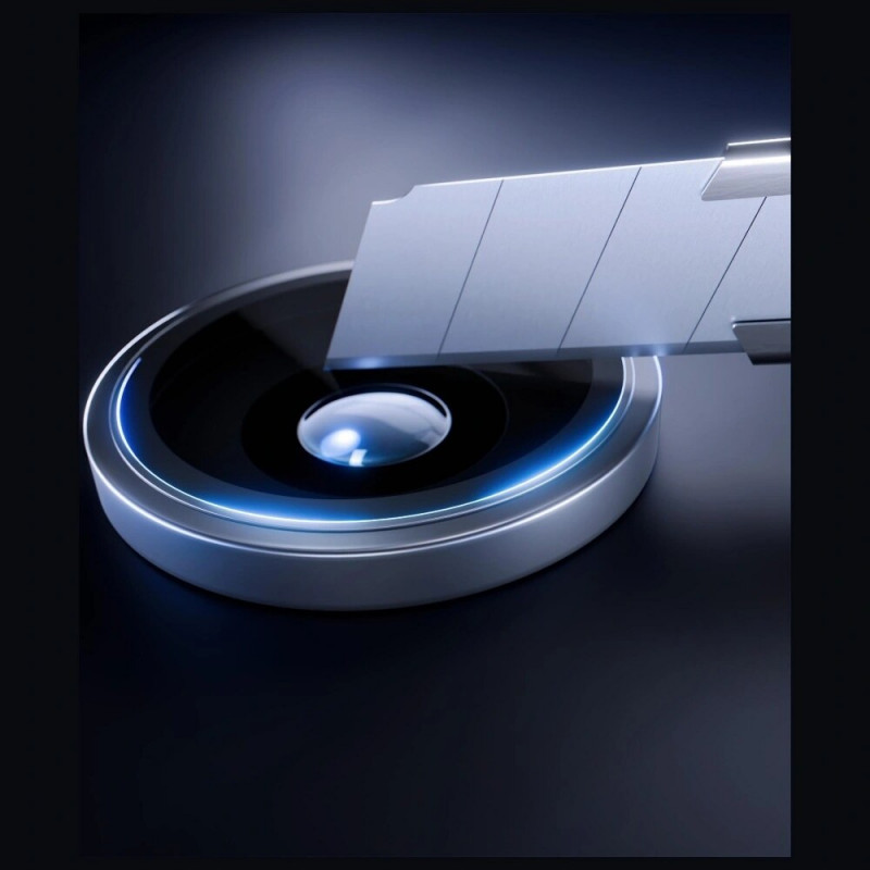 Vetro di protezione per lente fotocamera 3MK Lens Protection Pro per Apple iPhone Air, argento