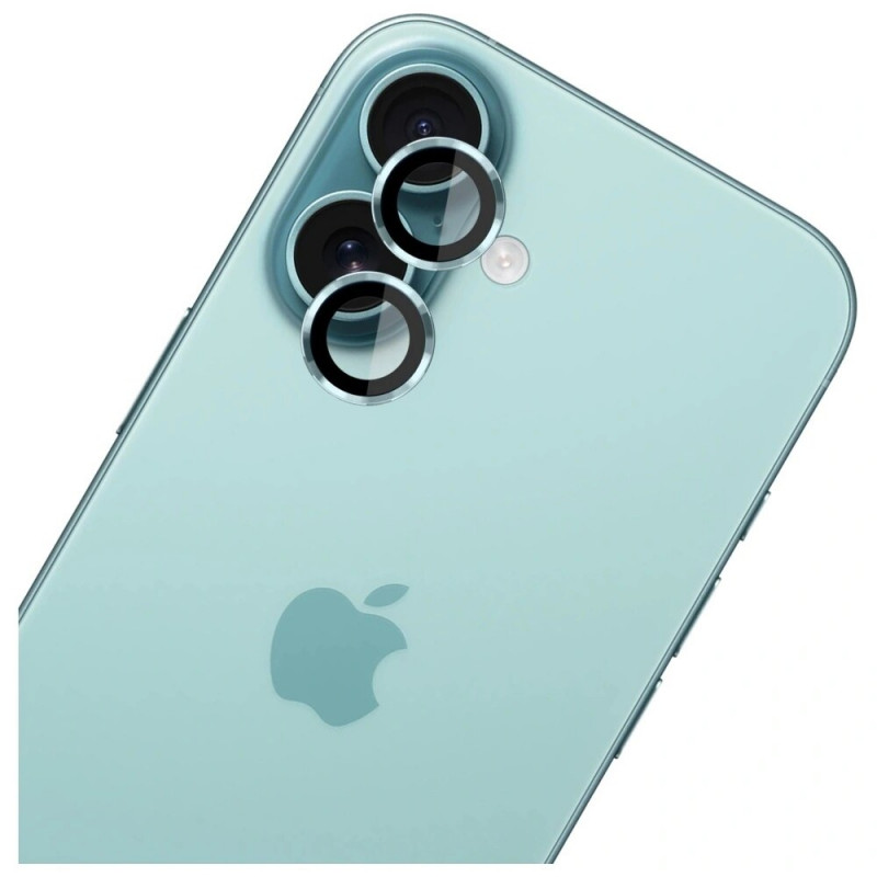 Protezione lente fotocamera in vetro temperato 3MK Lens Protection Pro per Apple iPhone 17, verde