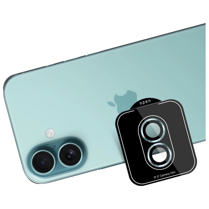 Protezione lente fotocamera in vetro temperato 3MK Lens Protection Pro per Apple iPhone 17, verde