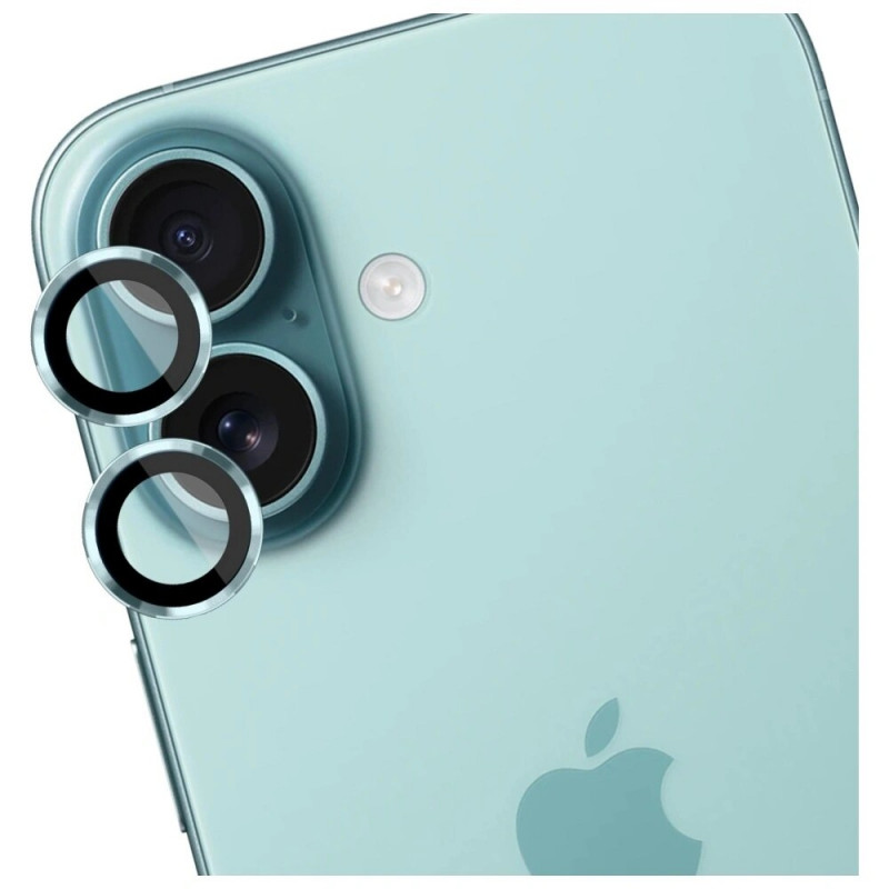 Protezione lente fotocamera in vetro temperato 3MK Lens Protection Pro per Apple iPhone 17, verde